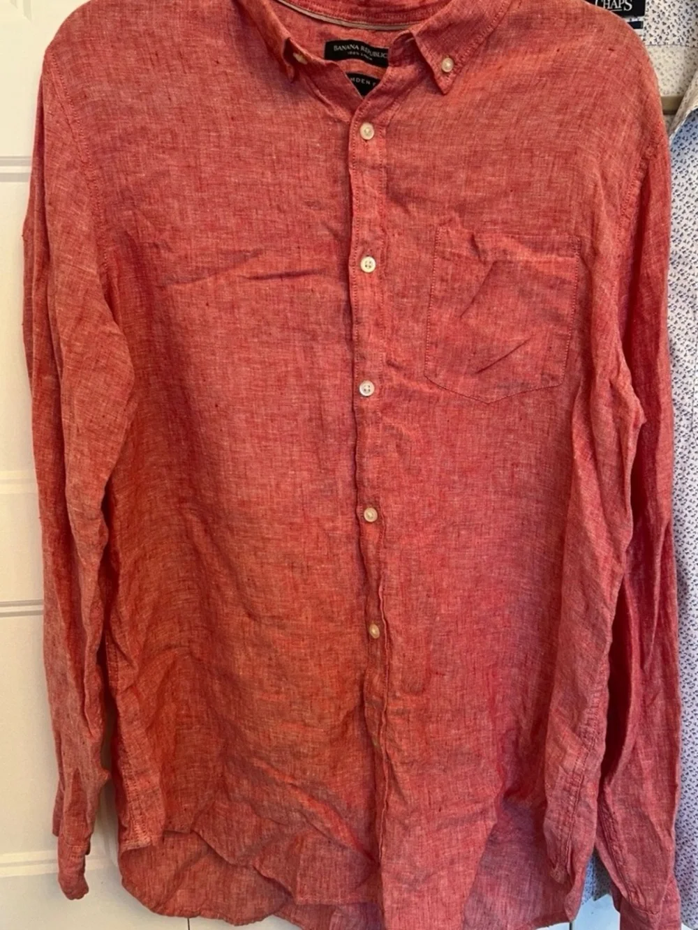 Men’s Bundle (3).Size Large- Banana Republic, Chaps, Outpost Brands -Long Skeeve